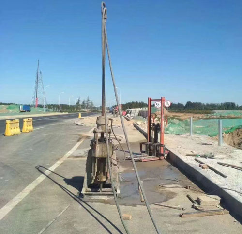 涉县公路高聚物注浆加固